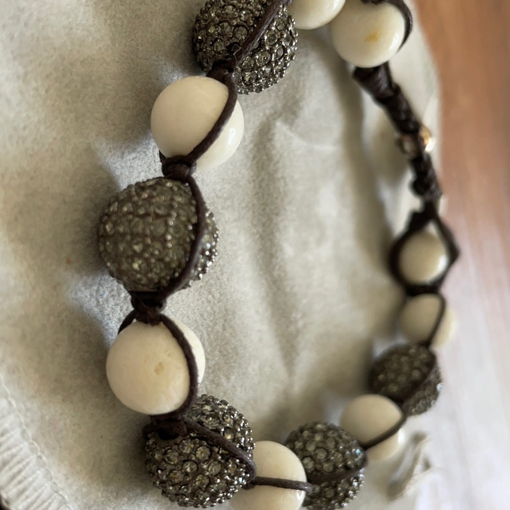 Tai adjustable beaded crystal bracelet ‘NEW’ has not been worn.